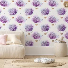 Tapetai Artgeist Balloons Of Flowers, 1000 cm x 50 cm