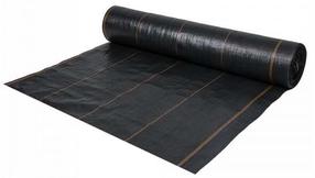 Pretnezāļu agrotekstils Bradas, melna krās., 100 m x 0.4 m, 110 g/m²