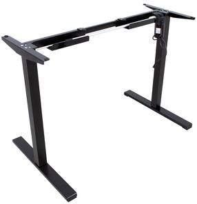 Stalo koja Home4you Ergo Optimal, 140 cm x 70 cm, 71 - 116 cm, juoda sp.