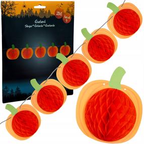 Dekoracija vaikams/suaugusiems, moliūgas Pumpkin, oranžinė sp., 19 cm x 16.5 cm