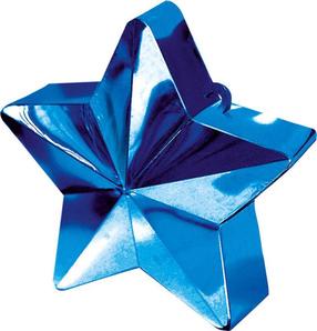 Balionų svarelis universalus Amscan Star, mėlyna sp.