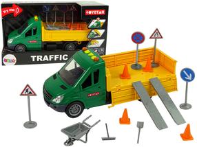 Строительная техника Toystar Traffic 10430, желтый цв./зеленый цв.