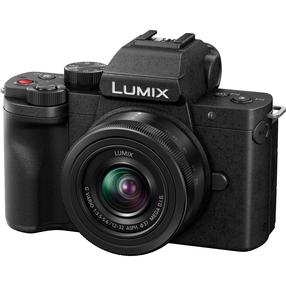 Bezspoguļa kamera Panasonic Lumix DC-G100D K, melna krās.