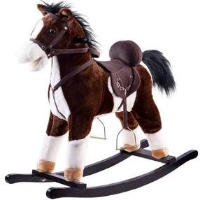 Šūpuļzirdziņš Horse ZA0052, plīša, brūna krās.