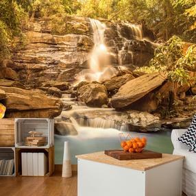 Fototapetas Artgeist Sunny Waterfall, 175 cm x 250 cm