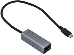 Adapteris i-Tec C31METALGLAN USB 2.0 C male, RJ-45 female, 0.28 m