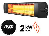 Infraraudonųjų spindulių šildytuvas Kumtel Zenon CX-20, 2 kW, Juoda sp.