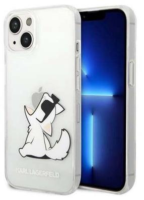 Чехол для телефона Karl Lagerfeld Choupette Fun KLHCP14MCFNRC, прозрачный цв., Apple