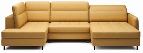 Kampinė sofa Berrto Manhattan 45, geltona sp., dešininė, 165 x 306 cm x 100 cm