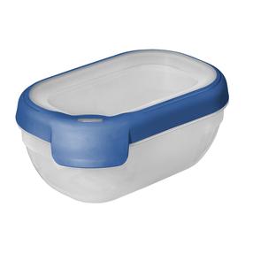 Pārtikas uzglabāšanas konteiners Curver Grand Chef Eco 98100, 0.5 l, caurspīdīga krās./zila krās.