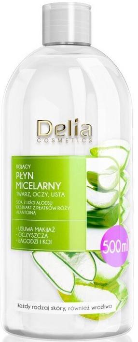 Micelinis vanduo Delia Cosmetics Aloe Vera, 500 ml