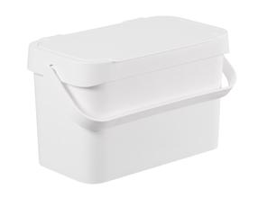Rūšiavimo šiukšliadėžė SmartStore, 5L l, balta sp.