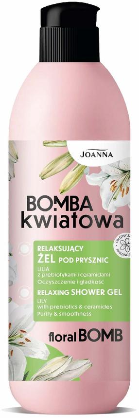 Kūno prausimosi želė Joanna Relaxing Floral Bomb, 500 ml