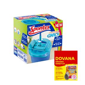 Grindų valymo rinkinys Spontex, mėlyna sp., 4 l