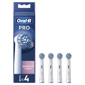 Щётка электрической зубной щётки Oral-B EB60-4 Sensitive Clean Pro, белый цв., 4 шт.