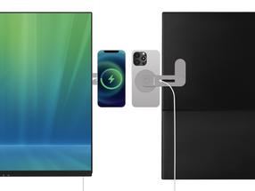 Belaidis įkroviklis Sandberg ScreenMount Magnet Charger, DC/Qi/USB Type-C, 12.8 cm, pilka sp., 0.6 W