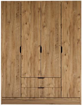 Skapis Kalune Design 1600-046, valriekstu krās., 45 cm x 140 cm x 182 cm