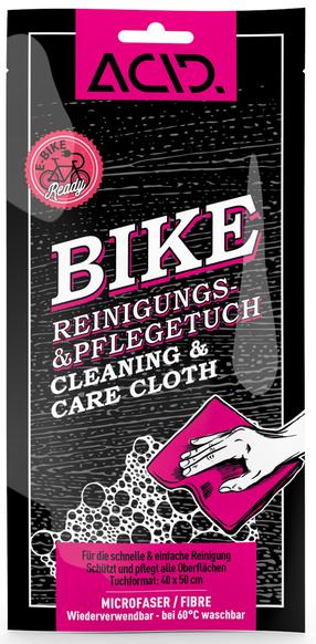 Ткань ACID Cleaning & Care Cloth 93423, микрофибра, черный цв.