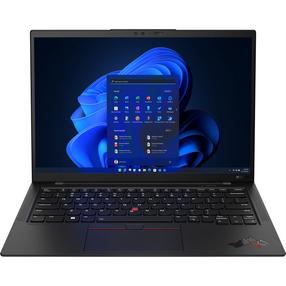 Nešiojamas kompiuteris Lenovo ThinkPad X1 Carbon G10, atnaujintas, i7-1255U, 16 GB, 512 GB, 14 ", Intel Iris Xe Graphics, juoda sp., ANGLŲ (US), Windows 11 pro