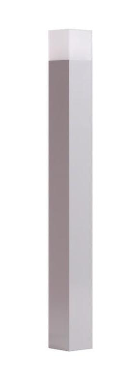 Brīvi stāvošs āra gaismeklis Su-Ma Cube CB-830, 20W, E27, IP44, balta krās., 8 cm x 83 cm