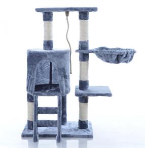Kaķu skrāpējamais stabs KMB004A, 30 cm x 50 cm x 89 cm