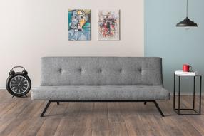 Sofa-lova Hanah Home Zola 859FTN2818, šviesiai pilka sp., 55 x 180 cm x 78 cm