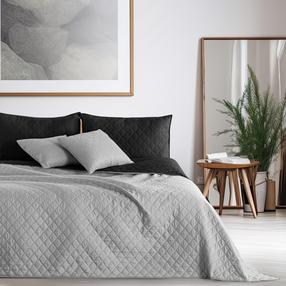Voodikate Restilo Axel, hõbe v./heleroosa v., 170 cm x 270 cm