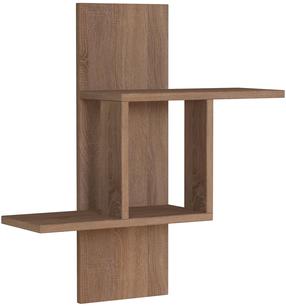 Sieninė lentyna Kalune Design Mill Sonoma, ąžuolo sp., 70 cm x 64 cm x 20 cm