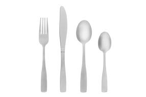 Söögiriistade komplekt Maku Cutlery Set 009036, hõbe v., 16 tk.