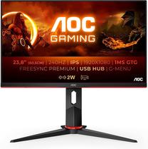 Monitors AOC G2 24G2ZU/BK, melna krās., 23.8" Prece ar bojātu iepakojumu.