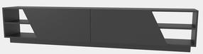 ТВ стол Kalune Design Rhodes, антрацитовый цв., 37.1 см x 240 см x 47.4 см