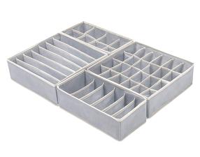 Organizatorius, daiktų saugojimo, balta sp./pilka sp., 32 x 32 x 10 cm