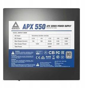 Maitinimo blokas Montech APX550 550 W, 12 cm