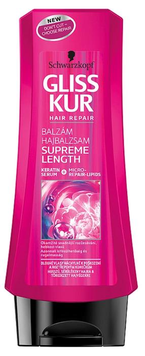 Matu balzāms Schwarzkopf Gliss Kur Supreme Lenght, 200 ml
