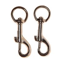 Karabinai Haushalt NI, 2DD 3/4", nikeliuota, metalas, 2 vnt.