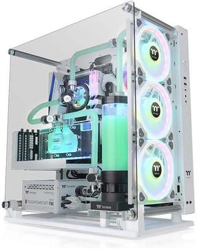 Корпус компьютера Thermaltake Core P3 TG Pro Snow, прозрачный цв./белый цв.