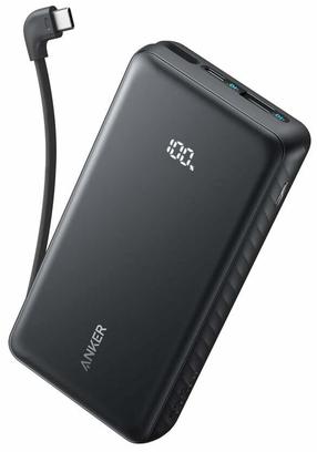 Lādētājs-akumulators (Power bank) Anker Zolo, 20000 mAh, 22.5 W, melna krās.