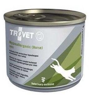 Šlapias kačių maistas Trovet Hypoallergenic, arkliena, 0.2 kg