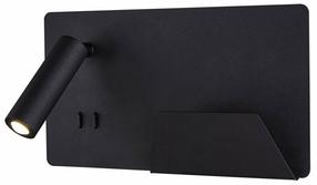 Valgusti seinale SLV Somnila Spot, LED, 3000 °K, 2 x 13 W, must v. / must v.