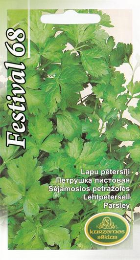 Sēklas Kurzemes sēklas pētersīļi Festival 68, 8 g
