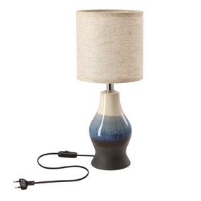 Настольные лампы Candellux Lighting Navia 41-45089, E14, 40Вт, кремовый цв./синий цв.