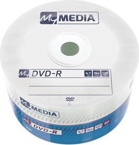 Записываемый компакт-диск Verbatim My Media, 4.7 GB, 50шт.