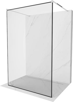 Dušo sienelė Mexen Kioto 800-140-002-01-70, 140 cm x 200 cm, juoda sp./chromo sp./grūdintas