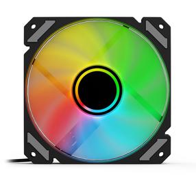 Oro aušintuvas korpusui Sharkoon SHARK Mirror RGB PWM, 120 mm x 120 mm