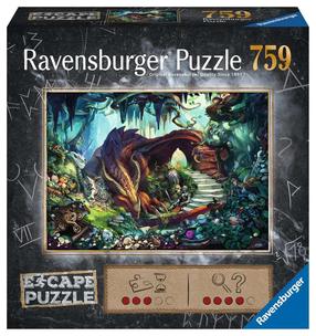 Пазл Ravensburger Dragon 17529, 50 см x 70 см, 759 шт., многоцветный