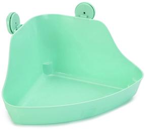 Tualetas graužikams Beeztees Corner Toilet, 23 cm x 23 cm x 32 cm, žalia sp.