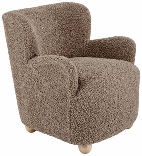 Krėslas Leisure Furniture Claudio, kapučino sp., 80 cm x 80 cm x 82 cm