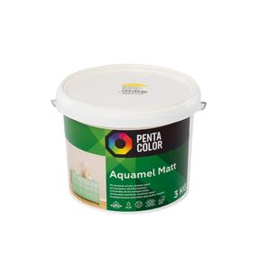 Dažai, universalūs Pentacolor Aquamel, matinis, 3 kg, šviesiai geltona sp.