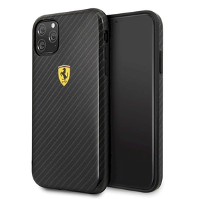 Telefona vāciņš Ferrari HardCase, melna krās., Apple