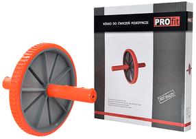 Pilvo preso treniruoklis PROfit Roller DK 3216-1, 20 cm, oranžinė sp.